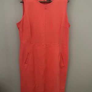 Lands' End Dress, Size 16, Salmon.